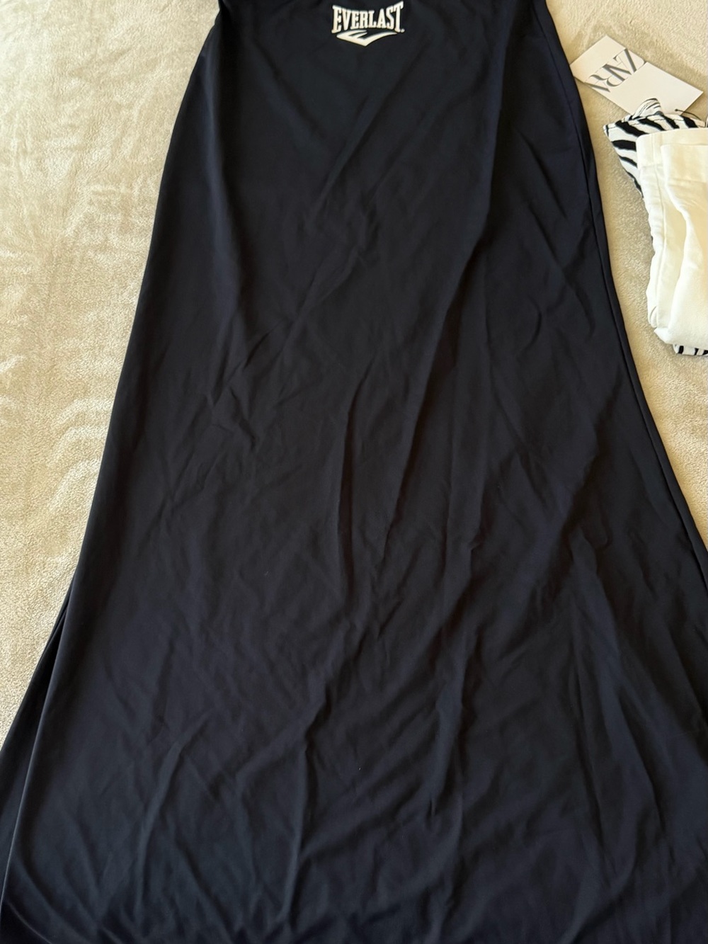 Zara Black Maxi Skirt with Clean Silhouette